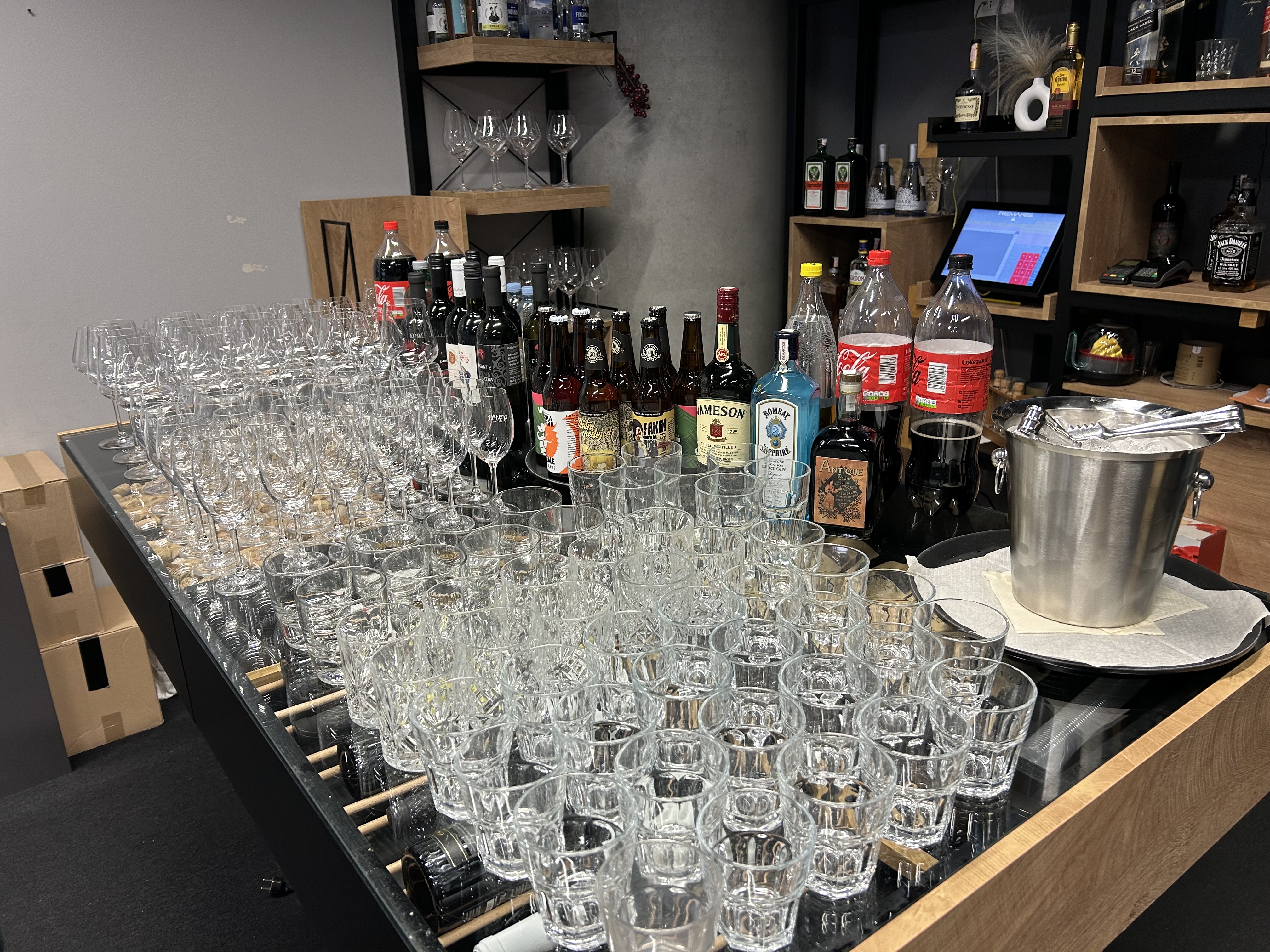 Photo of drinks available