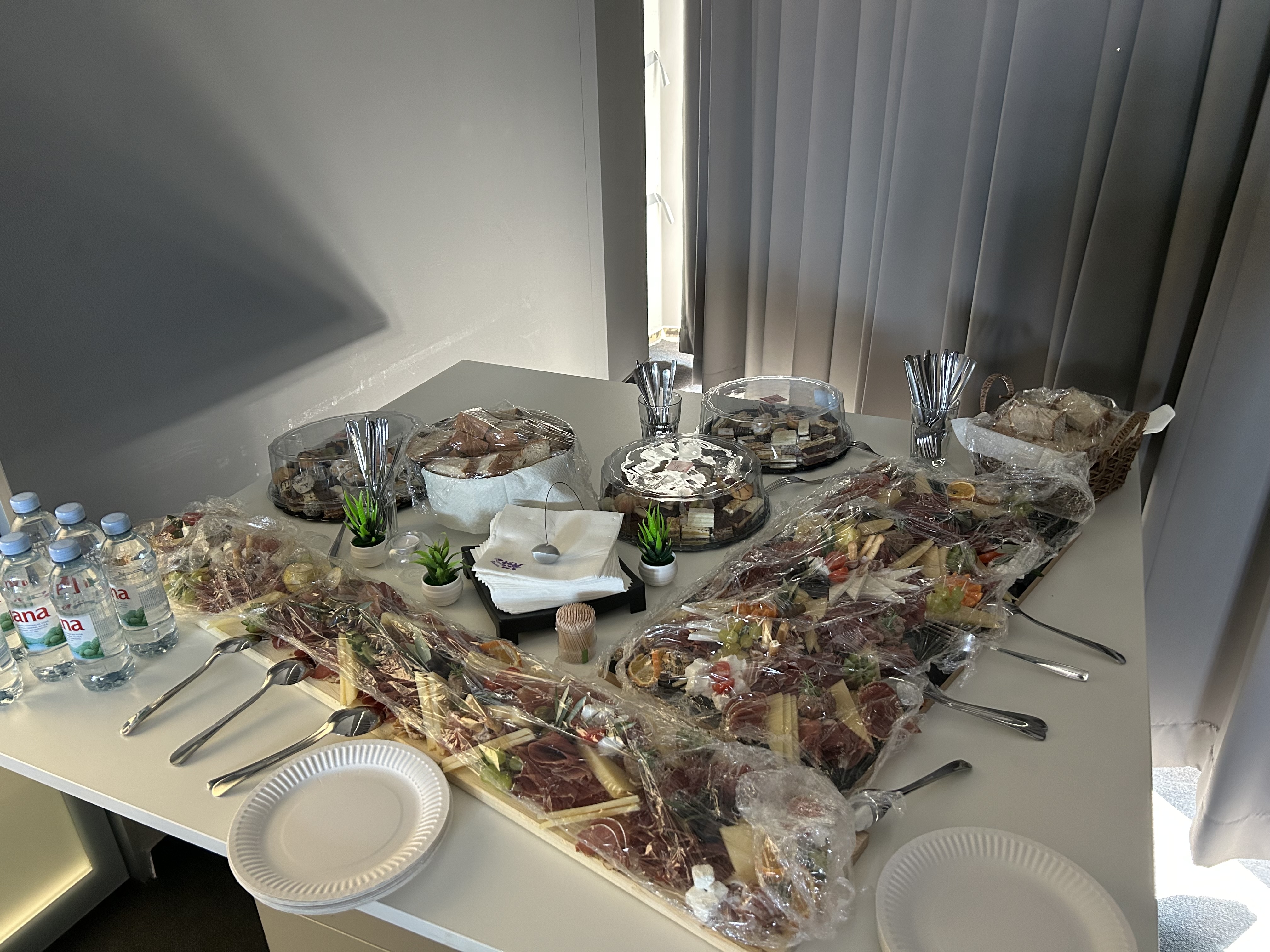 Yummy food served as part of the event