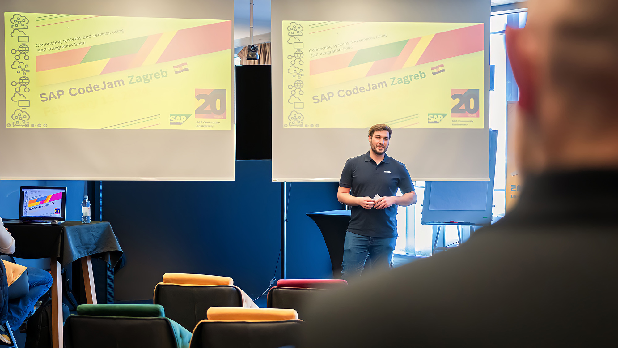 Stjepan from Morgan Solution kicking off the event